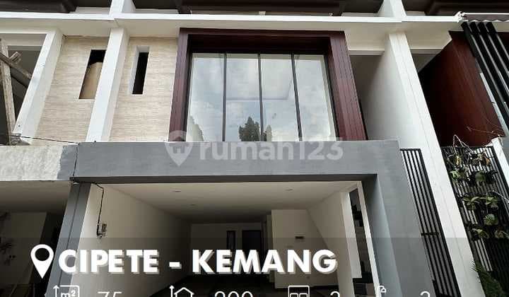 RUMAH BRAND NEW TOWNHOUSE KEMANG - CIPETE JAKARTA SELATAN