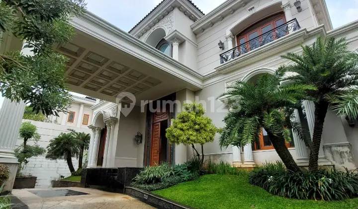 Rumah Mewah Full Marmer Dalam Kompleks Eksklusif di Pondok Indah