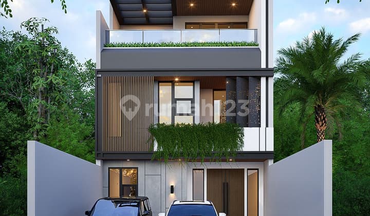 Rumah Brand New Townhouse Dalam Komplek Benda Jagakarsa Jakarta Selatan