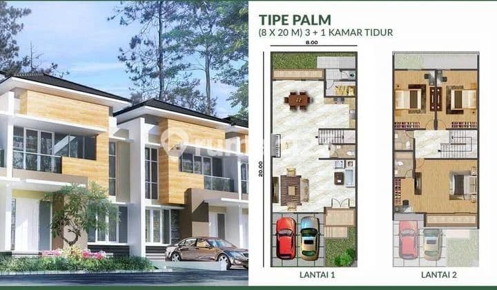 Dijual Cepat Rumah di Golf Island Pik, Uk.8x20m2, Type Palm, PPJB