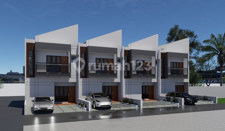 2-Story Modern Design Cluster House in Jatibening Near LRT