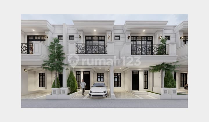 Rumah Modern Minimalis 2 Lantai di Ciracas