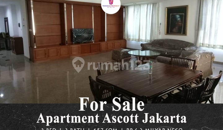 Jual Apartemen Ascott Jakarta Thamrin 3 Bedroom Lantai Tengah