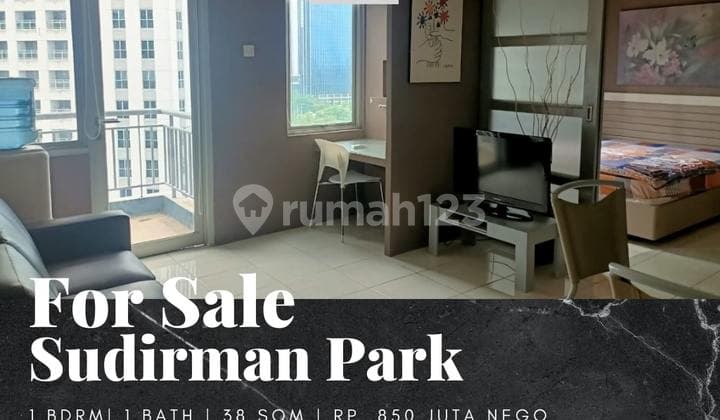 For Sale Sudirman Park Apartment 1 Bedroom Fully Furnished with City View