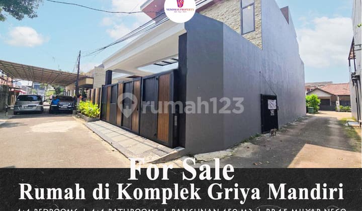 Rumah Dijual di Komplek Griya Mandiri Haji Nawi Jaksel Brand New