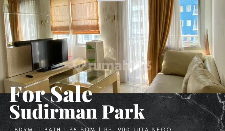 Dijual Apartemen Sudirman Park 1 Bedroom Furnished Bagus