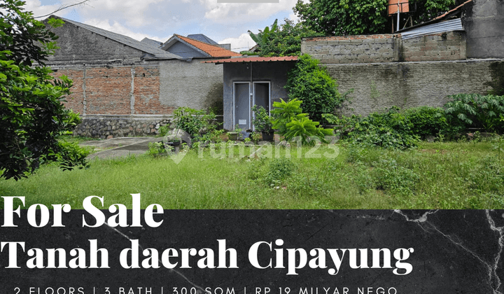 Dijual Tanah dan Bangunan Daerah Cipayung, Jakarta Timur