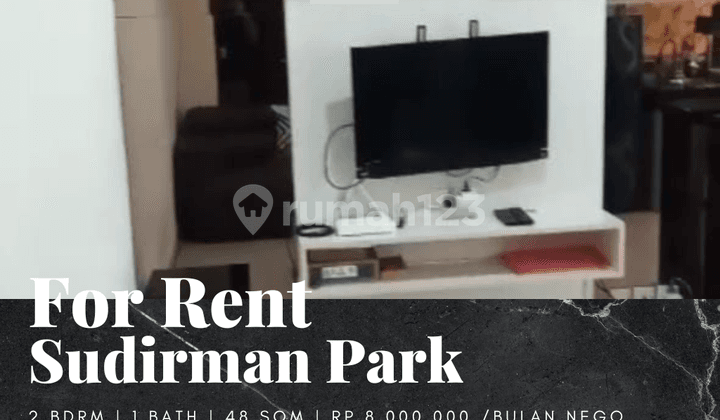 Disewakan Apartemen Sudirman Park 2 Bedroom Furnished Tower A