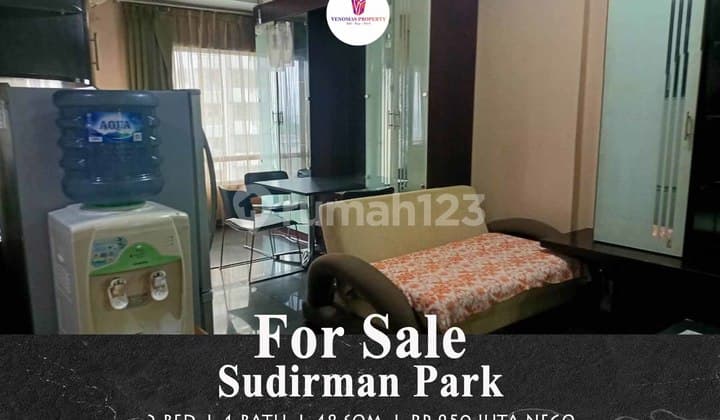 Jual Apartemen Sudirman Park 2 Kamar Tidur Lantai Rendah