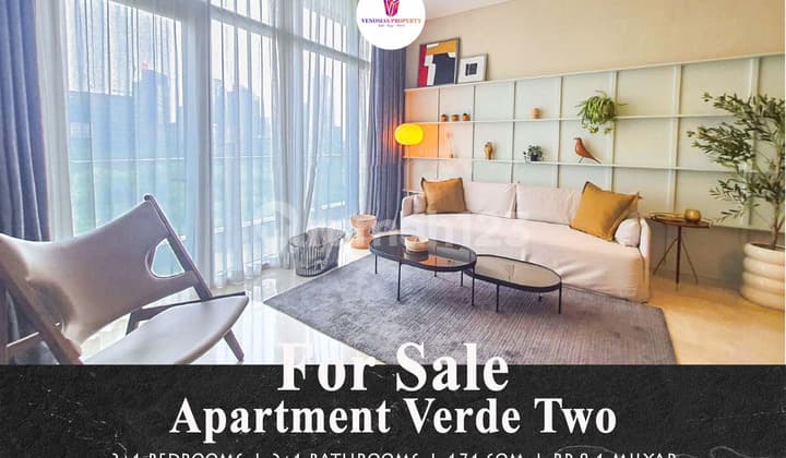 Jual Apartemen Verde Two 3+1 Bedrooms Hadap Selatan Furnished