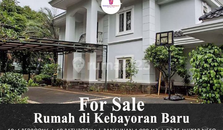 Rumah Dijual di Kebayoran Baru Mewah Siap Huni di Kawasan Elite