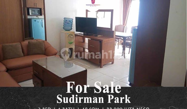 Jual Apartemen Sudirman Park 2 Kamar Tidur Lantai Tinggi