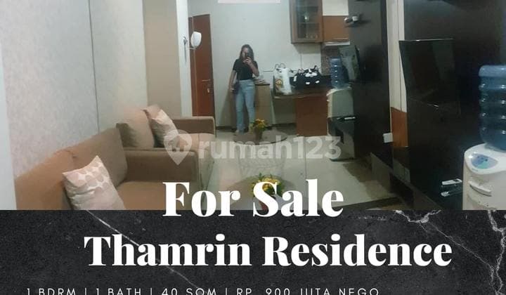 Jual Apartemen Thamrin Residence 1 Bedroom Furnished Bagus