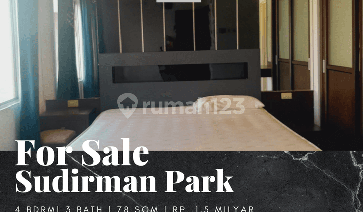 For Sale: Sudirman Park Apartment, 3 Bedrooms, Furnished, Excellent Condition