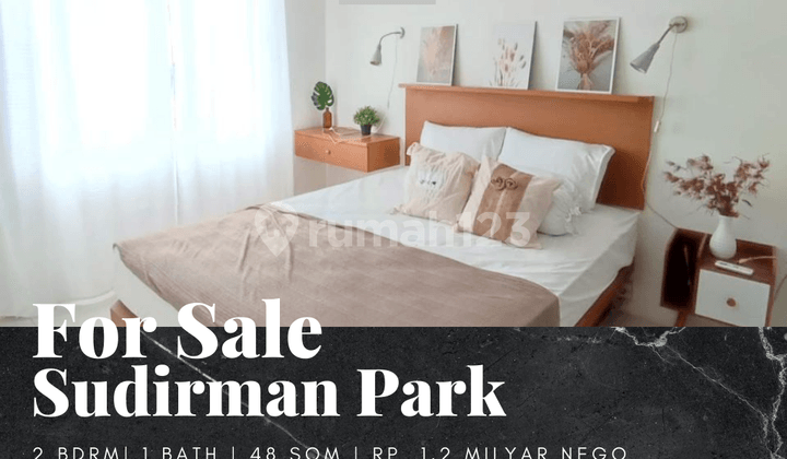 For Sale Sudirman Park Apartment 2BR Full Furnished South View