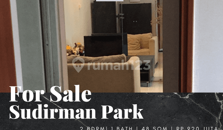 Dijual Apartemen Sudirman Park 2 Bedroom Full Furnished View Pool