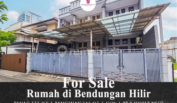 Rumah Dijual di Bendungan Hilir Jakarta Pusat Cocok untuk Kost