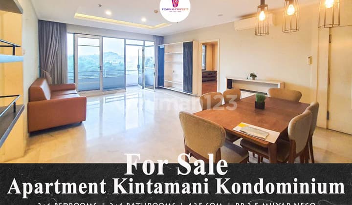 Jual Apartemen Kintamani Kondominium 3+1 Bedrooms Lantai Rendah