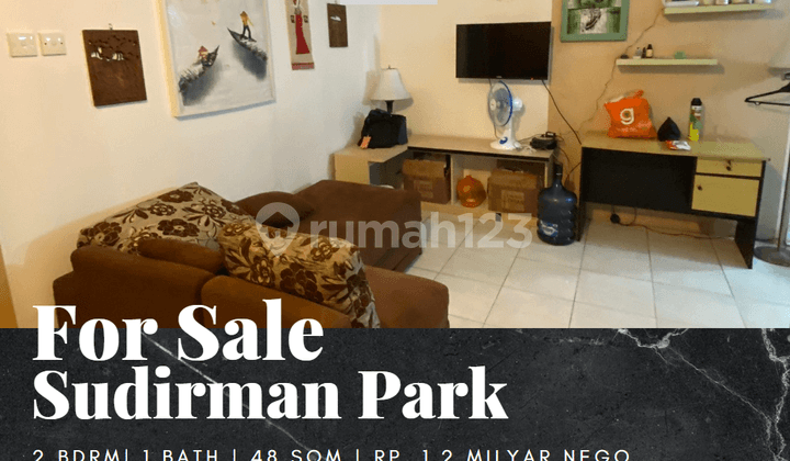 Dijual Apartemen Sudirman Park 2 Bedroom Full Furnished