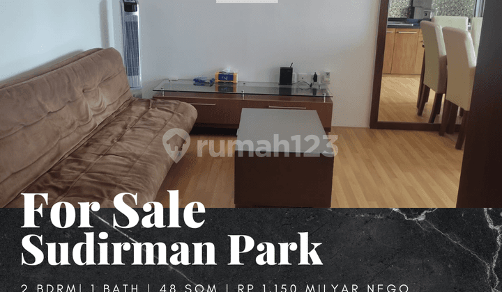 For Sale Sudirman Park Apartment 2 Bedrooms Fully Furnished