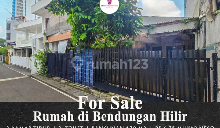 Rumah Dijual di Bendungan Hilir Jakarta Pusat Bebas Banjir
