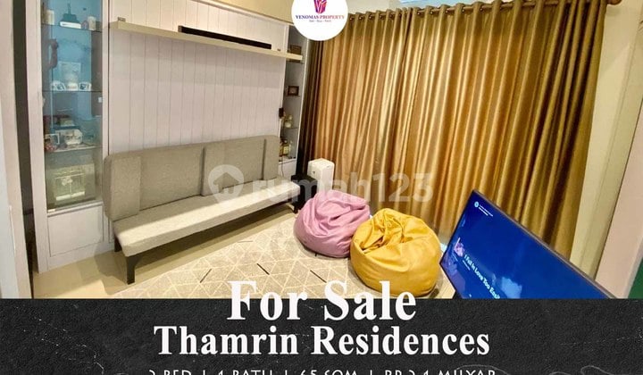 Jual Apartemen Thamrin Residence 2 Kamar Tidur View Barat-Pool