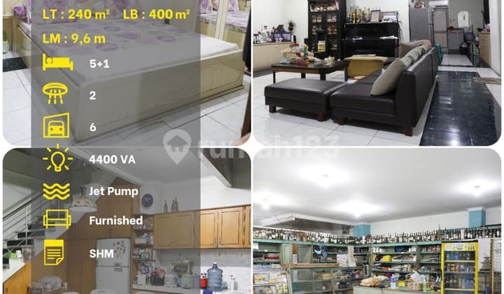 Murah Ruko di Batununggal, 3 Lantai, SHM,