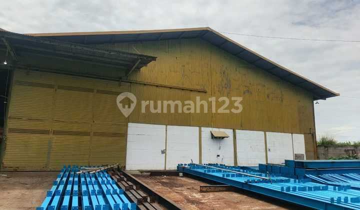 Gudang Dalam Kawasan Pergudangan di Kp Gandoang, Cileungsi Jonggol, Kab Bogor Akses Container 40Ft