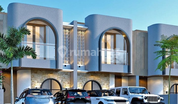 Villa Sontorini Mediteranian Akses Strategis Dekat Dari Bandara