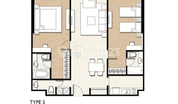 Apartement 2 BR Furnished Bagus View City