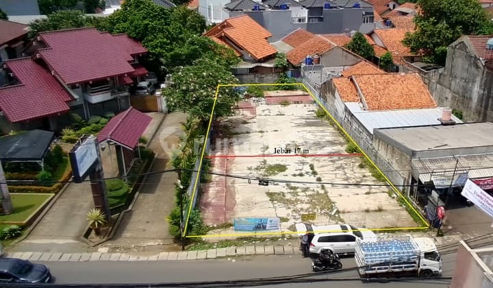 Tanah Strategis Bagus di Jalan Raya Cirendeu Jakarta Selatan