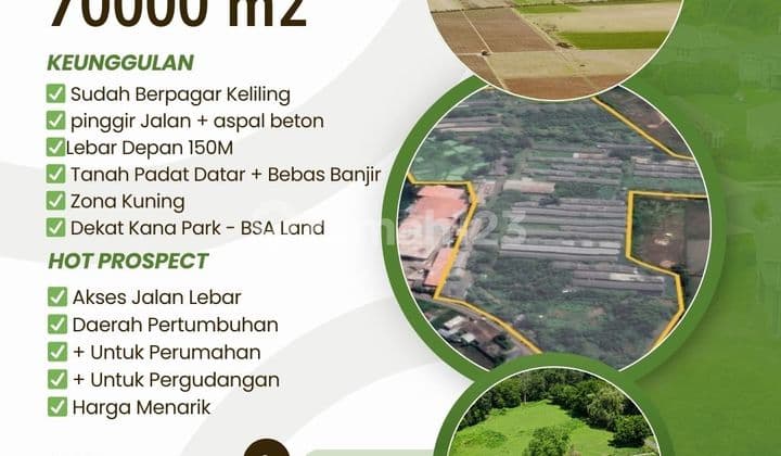 Tanah Padat Rata Siap Bangun, di Legok, Dekat Bsd