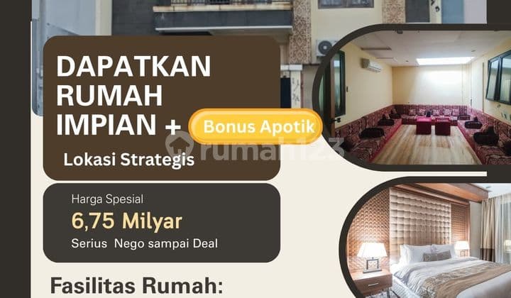 Beli Rumah Strategis Bonus Apotik, di Kencanaloka Bsd