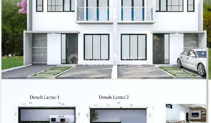 Rumah 2 Lantai Siap Huni Jl Poros Asrama Haji Sudiang Makassar