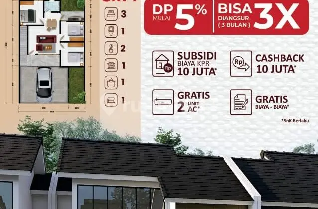 Rumah Baru di Dekat Kampus Unhas Tamalanrea Makassar