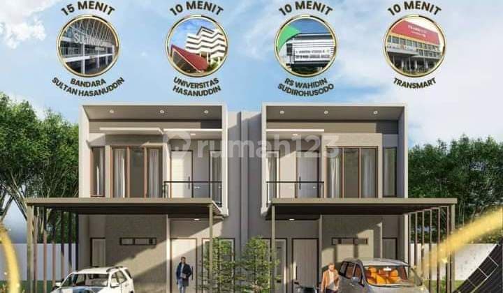 Rumah Baru 2 Lantai di Perintis Daya Tamalanrea Makassar