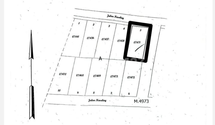 Tanah Strategis di Dalam Cluster Perumahan Az-Zahra Pilar Cikarang Utara