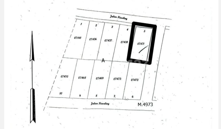 Tanah Strategis di Dalam Cluster Perumahan Az-Zahra Pilar Cikarang Utara