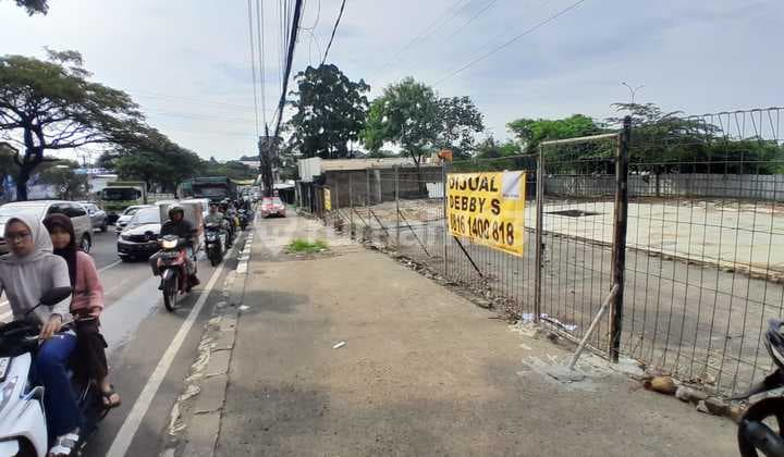 Kesempatan Investasi Tanah Komersial Jalan alternatif Cibubur harga murah di bawah NJOP.