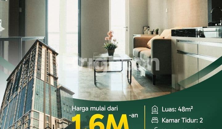 2BR Type Apartment with Strategic Location in West Jakarta