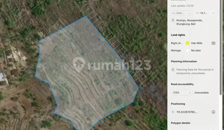 Strategic Land for Sale in Nusa Penida