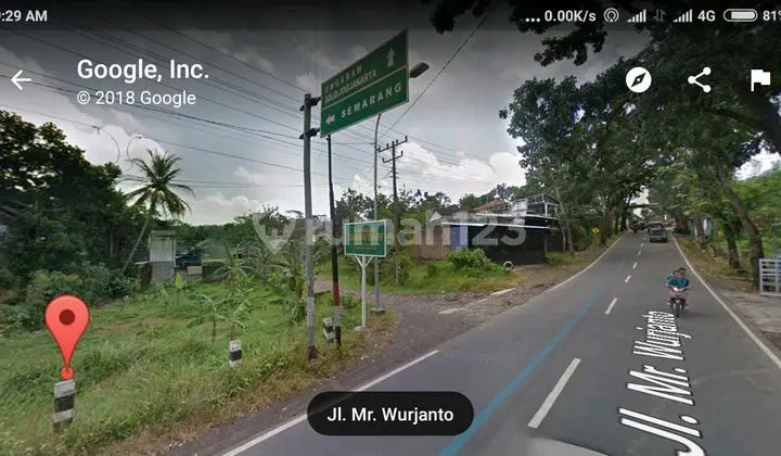 Tanah Strategis Siap Dibangun Pinggir Jalan Ungaran