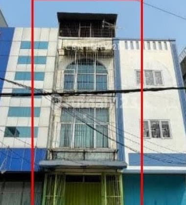 Dijual Ruko 3,5 Lantai di Pasar Baru, Sawah Besar, Jakarta Pusat
