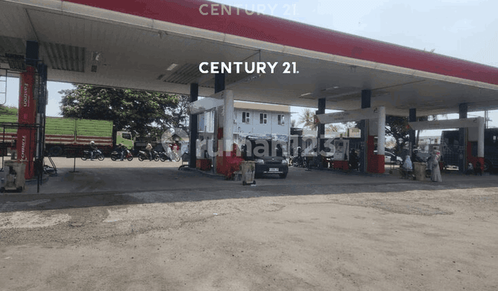 Tanah Spbu Pertamina Plus Bangunan di Jonggol Cileungsi