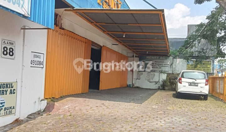 BANGUNAN di NOL JALAN RAYA LOKASI STRATEGIS di MALANG
