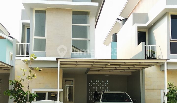 Jual Rumah Cantik 2 Lantai Konsep Menzanin Di Cluster Lavest Harapan Indah