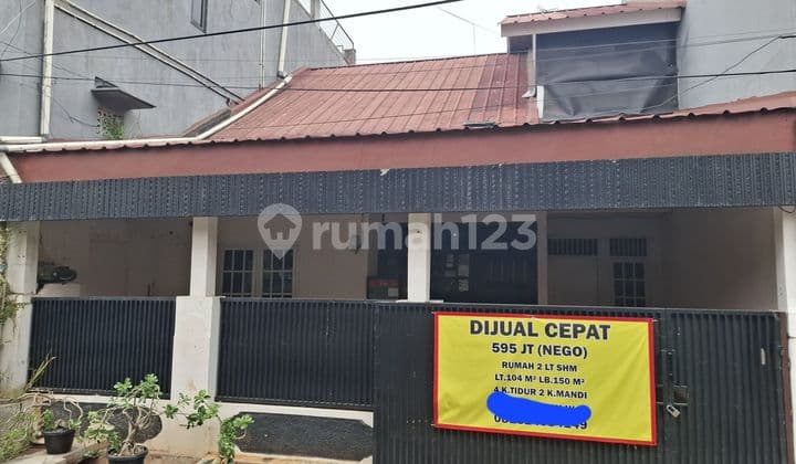 Fore Sale Rumah 2 Lantai Di Jatiasih Bekasi Kota