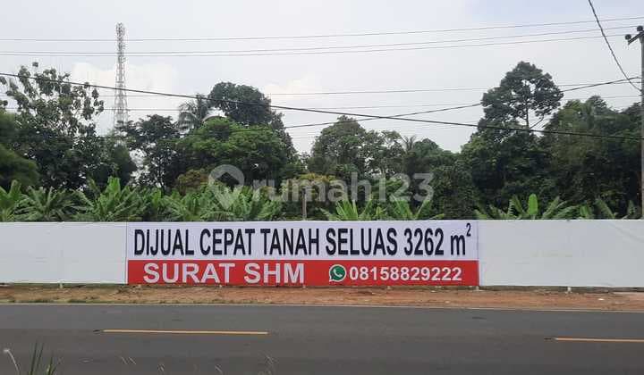 Disewakan Tanah Seluas 3562 M Lokasi Startegis Depan Jalan Raya Serang Banten Jawa Barat
