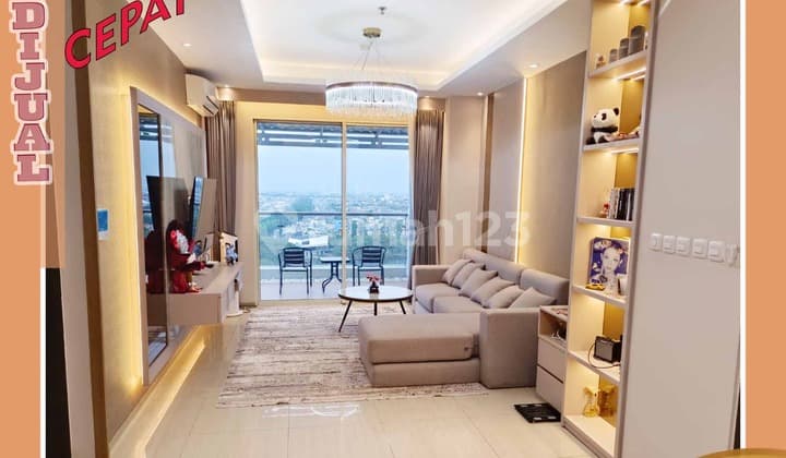 Dijual Apartement Mewah 2br Penthouse Citra Lake Suite Citra Garden 6 Jakarta Barat