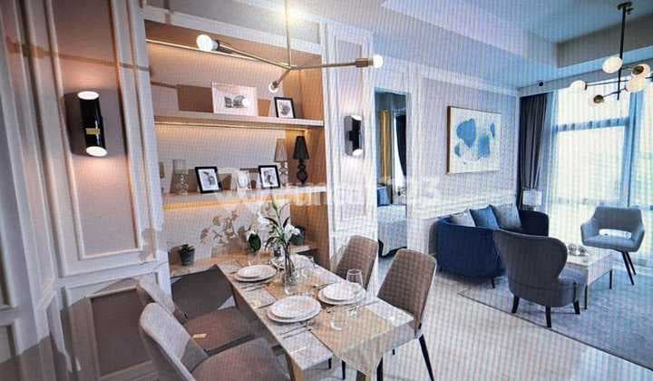 DIJUAL CEPAT MURAH APARTEMENT 2 BR AERIUM PERMATA BUANA SEMI FURNISH JAKARTA BARAT